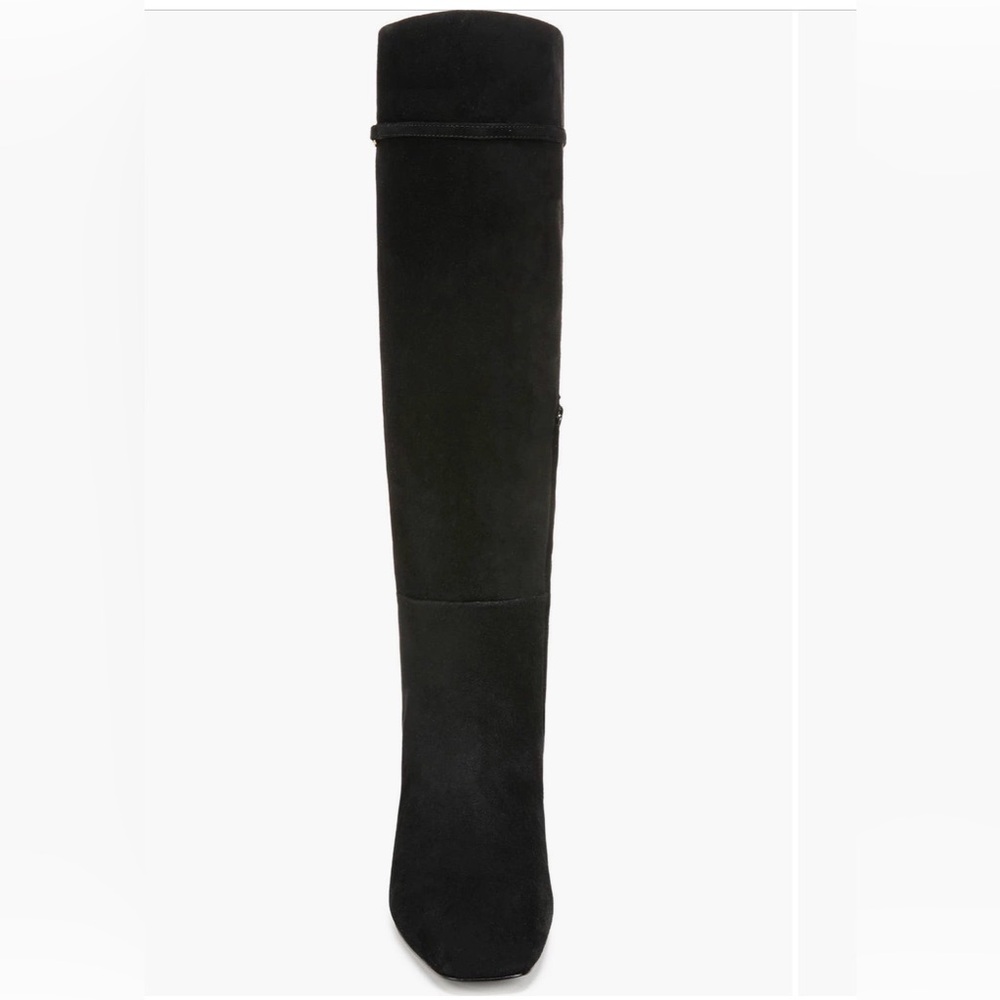 Sam Edelman
Lyla Knee
High Boot
Color: Black Suede
Width: M
Size: Wide Calf - Picture 4 of 8